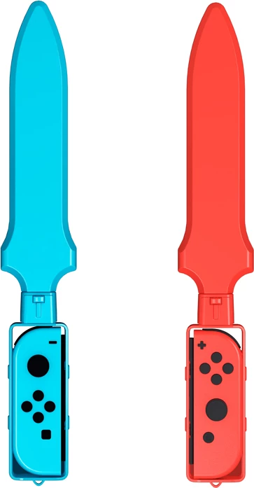 Set aksesorësh për Nintendo Switch, Hurtel, Nintendo Switch Sports 10-in-1, për Joy-Con, 10 pjesë, kuqe e kaltër