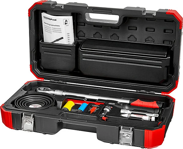 Çelës momenti GEDORE red R68903011, set mekanik me kuti, kuq/zi