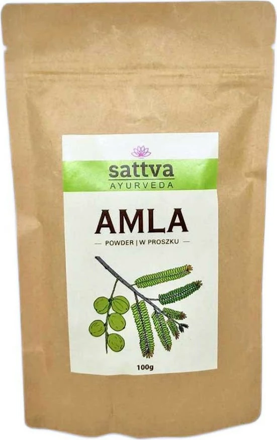 Pluhur bimor për flokë Sattva Amla për femra 100g