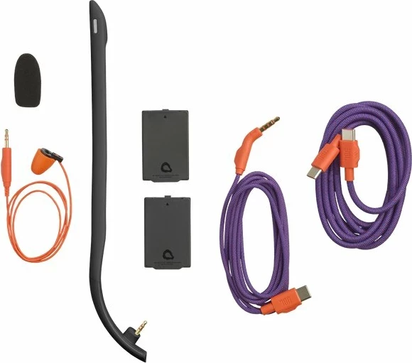 Kufje gaming JBL Quantum 950, wireless 2.4GHz + Bluetooth 5.3, ANC, 50mm, me mikrofon dhe base station, zi/vjollcë