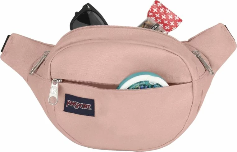 Çantë beli Jansport, rozë
