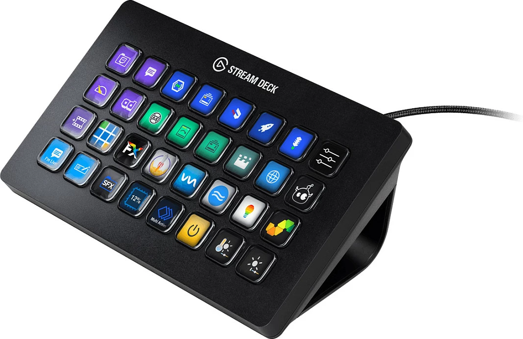 Tastaturë makro Elgato Stream Deck XL, 32 butona, USB, e zezë