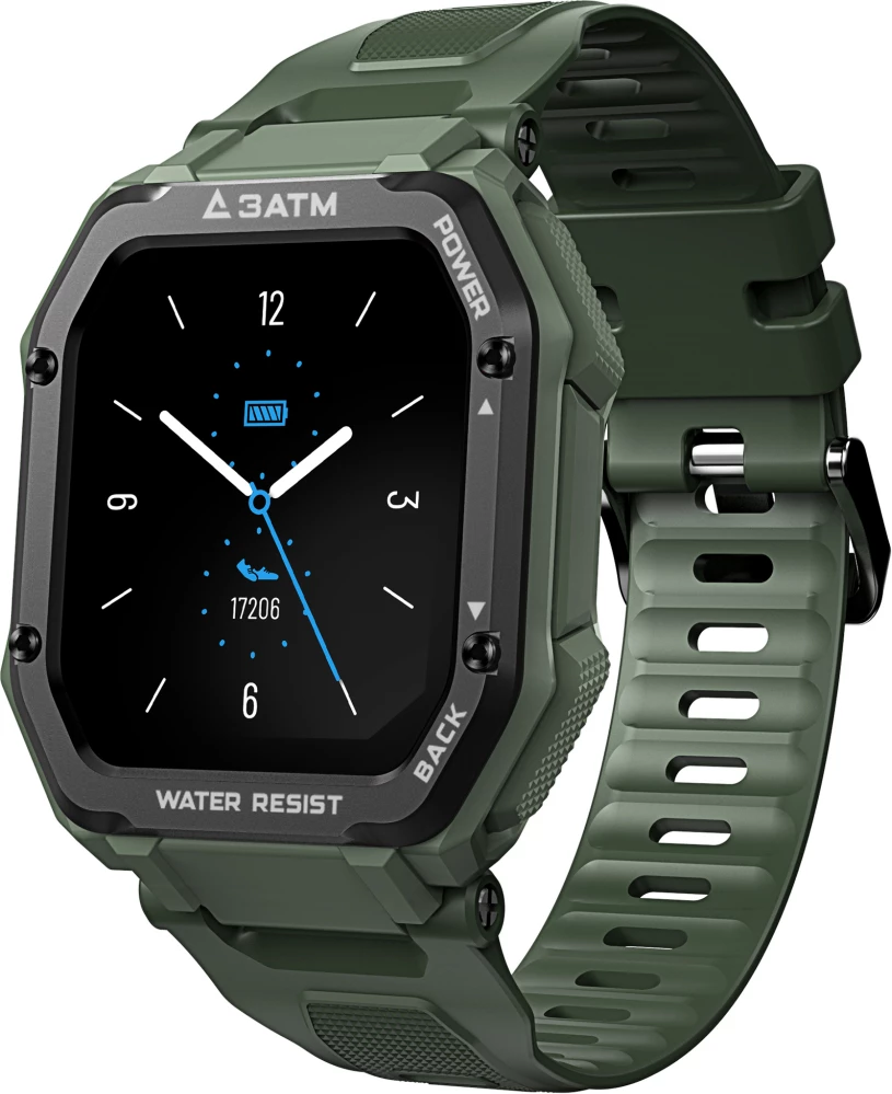 Smartwatch Moye Kairos, Bluetooth 5.1, 240x280, gjelbër
