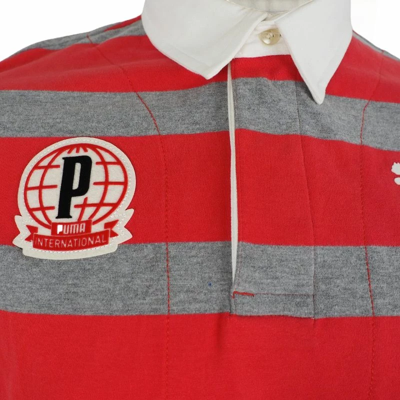 Maicë polo për meshkuj Puma, kuqe-gri [Madhësia: M]