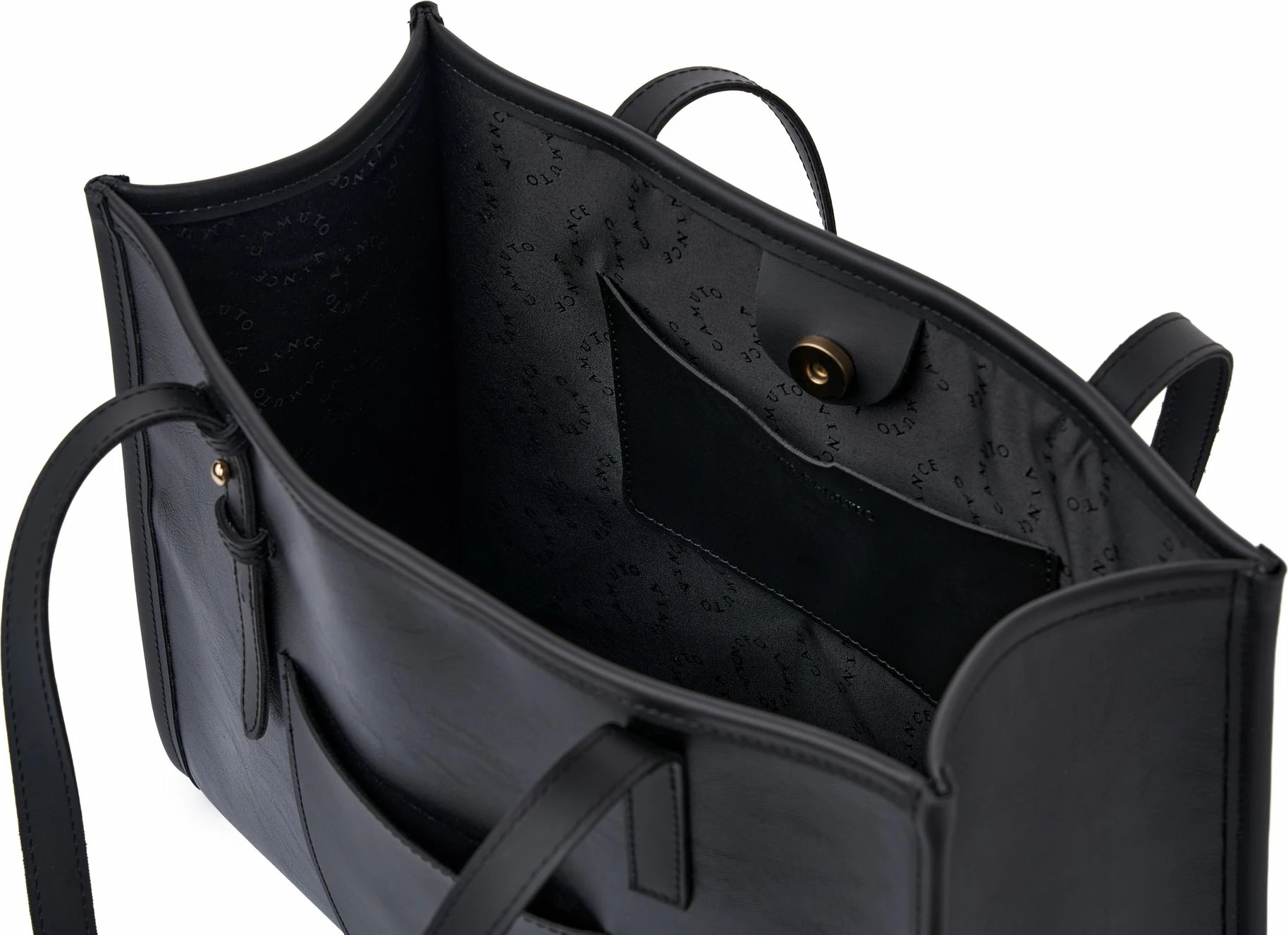 Çantë shpatull për femra, ngjyrë e zezë, Vince Camuto Piacenza