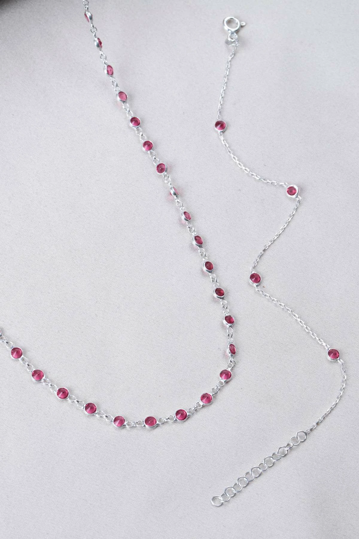 Set varëse dhe vathë argjendi, Jumeon, TFNY65230, ngjyrë e kuqe