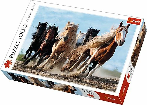 Puzzle Trefl Galloping Horses 226183, 1000 pjesë, 68x48 cm