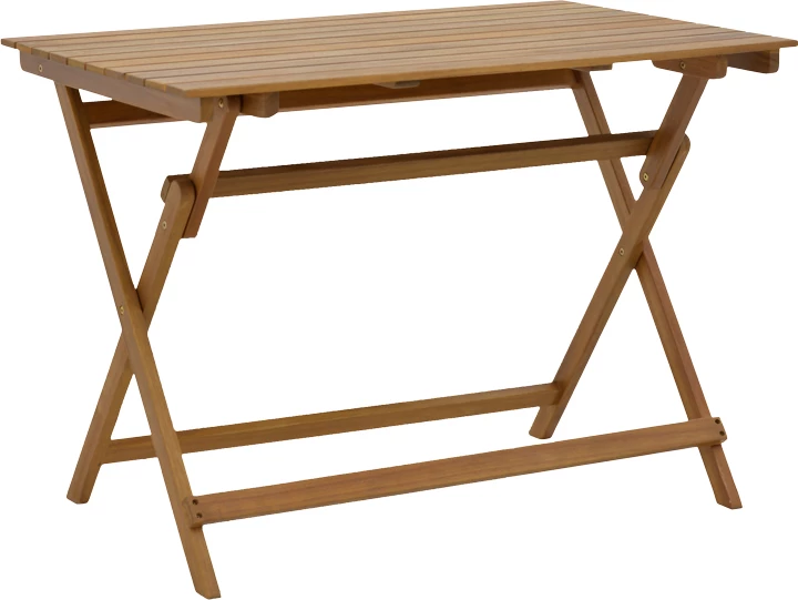 Tavolinë me karrige Recofly-Jaybo set prej 5 copash, dru akacie natyral, 100x65x72cm