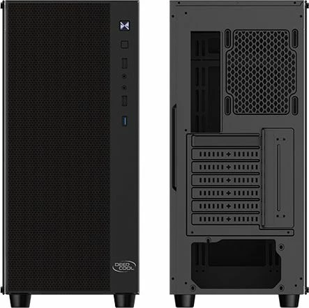 Kasë Deepcool Matrexx 55 Mesh ADD-RGB DP-ATX-MATREXX55-MES, Midi Tower ATX/e-ATX, 4x 120mm ADD-RGB fan, xham i temperuar, e zezë