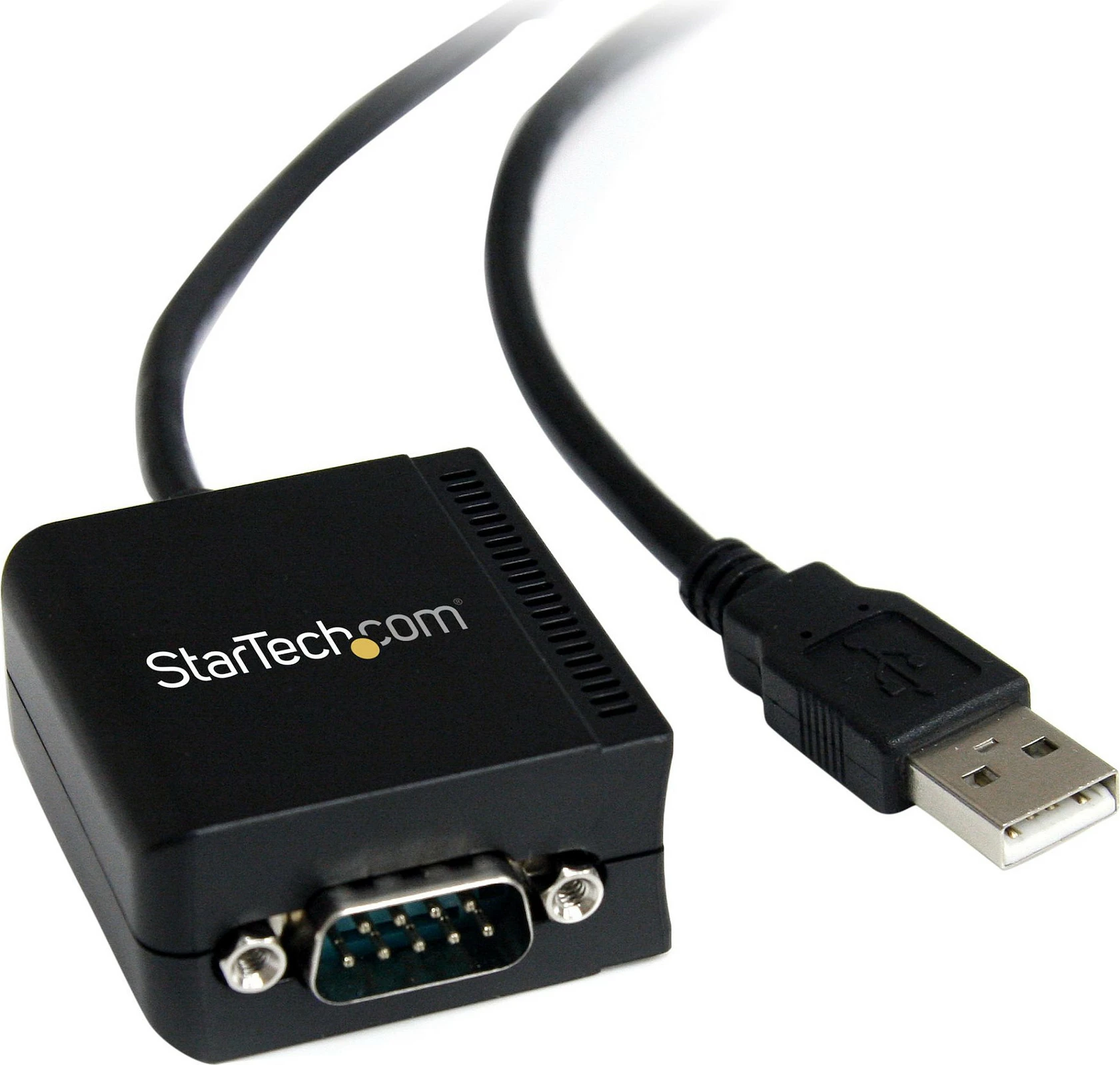 Adapter kabllo USB në RS232 StarTech ICUSB2321FIS, FTDI FT232RL, 2.5 m, DB9, izolim optik, e zezë
