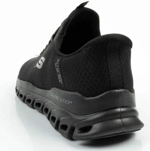Atlete meshkuj Skechers Glide-Step Slip-Ins, të zeza