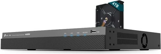 NVR TP-Link VIGI VIGINVR2016H-16MP4TB, 16 kanale, 4 TB, Ngjyrë e zezë