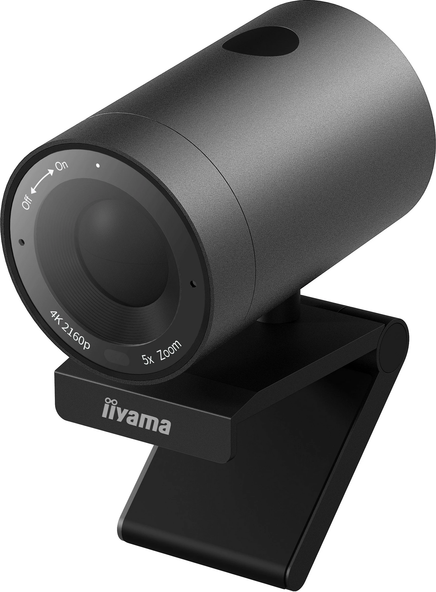 Webkamerë iiyama UC-CAM10PRO-1, 4K UHD, kënd 120°, zoom digjital 5x, USB-C, e zezë