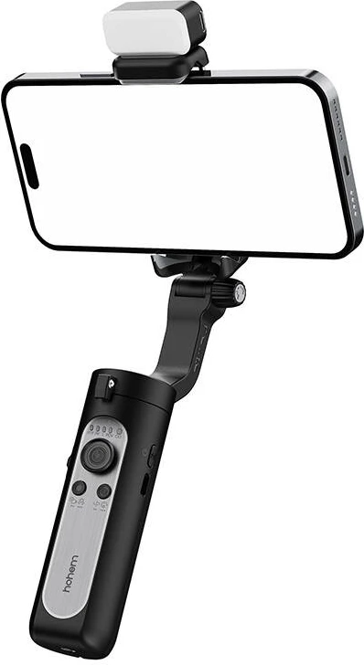 Gimbal Hohem iSteady XE Kit për telefona, me dritë magnetike, i zi