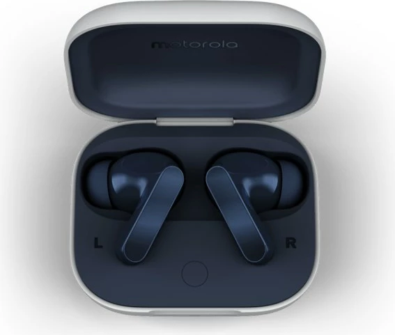 Kufje wireless Motorola Moto Buds, Bluetooth 5.3, Dolby Atmos, Blu