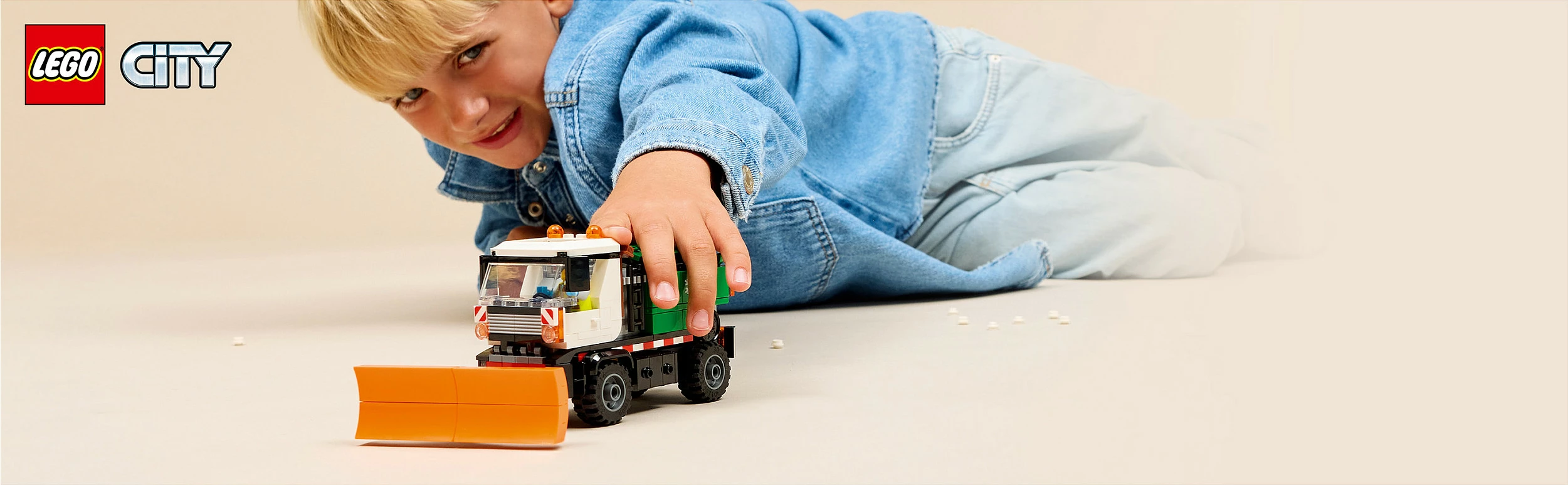 Set ndërtimi LEGO City Snowplough 60490, 263 copë, 6+, shumëngjyrësh