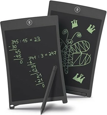 Tabelë elektronike LCD WEDO 8.5 inç, me stilolaps, e zezë