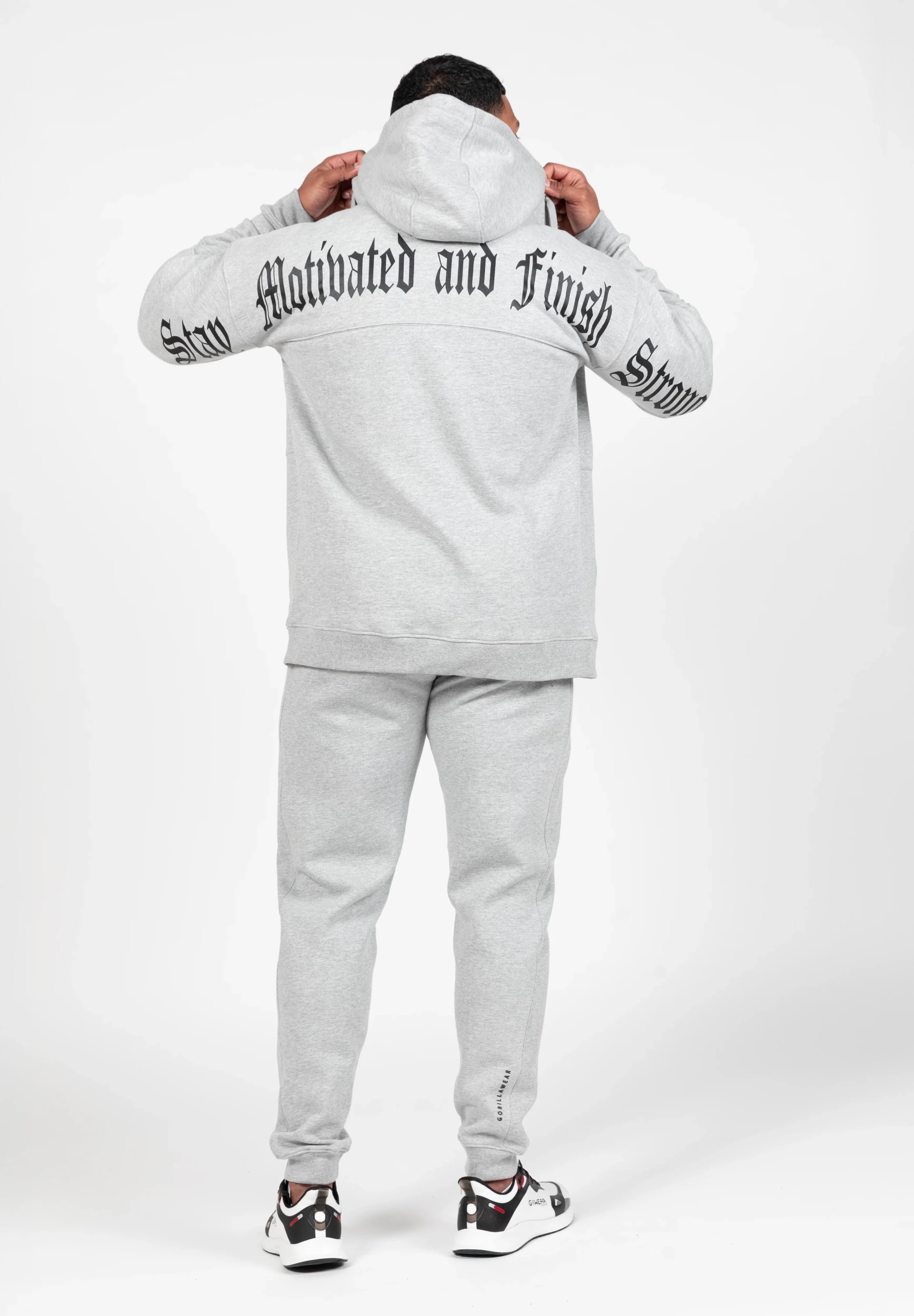 Utah Zipped Hoodie - Light Gray Melange [Madhësia: 2XL]