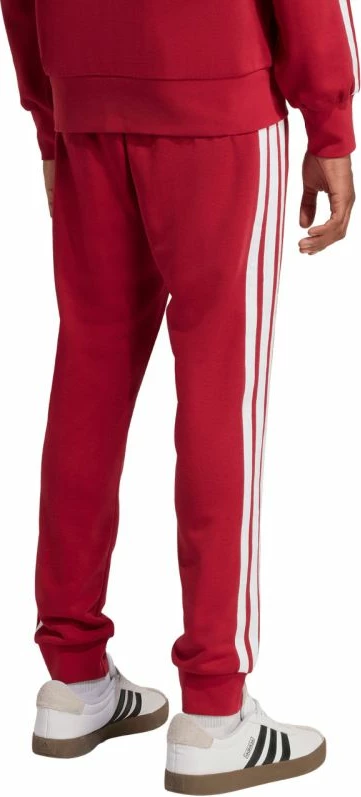 Pantallona për meshkuj adidas Essential 3-Stripes French Terry KR2702, të kuqe [Madhësia: S]