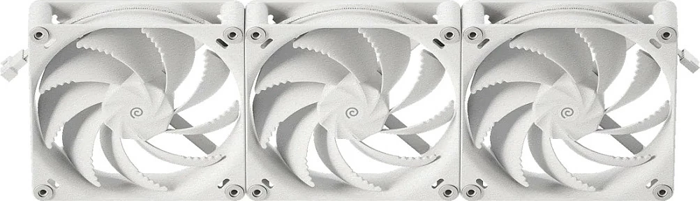 Ventilator për kasë HAVN H14 PWM, 140mm, 3 copë, bardhë