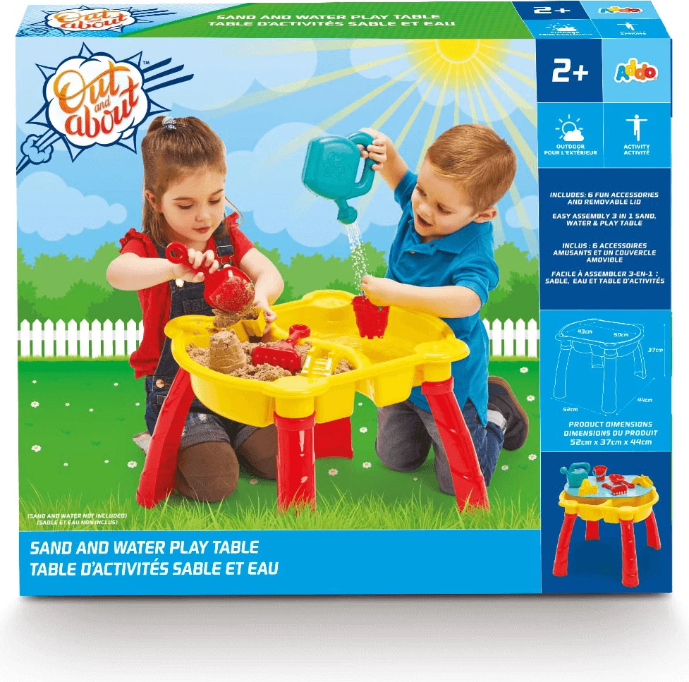 Tavolinë rëre për fëmijë Out and About Sand and Water Play Table