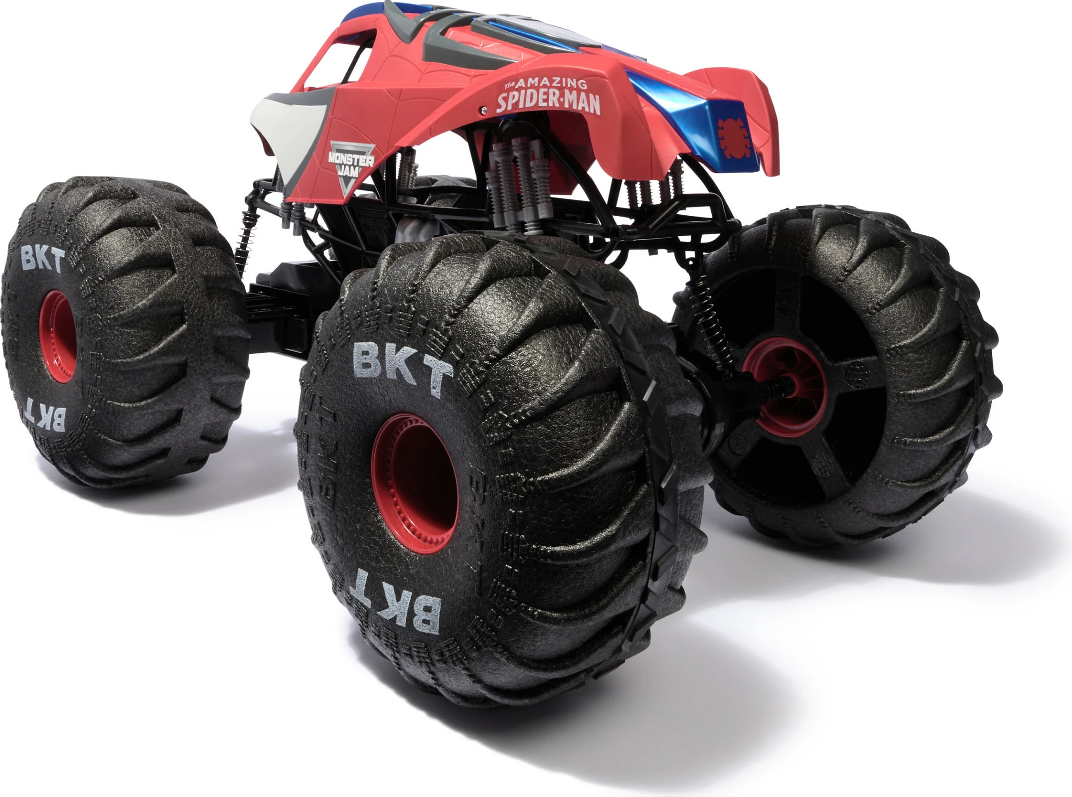 Monster truck RC Spin Master Monster Jam Mega Spider-Man, 1:6, mbi 60 cm, kuqe/zezë