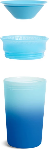 Kupë për fëmijë Munchkin Miracle® 360° Color Changing Cup e kaltër, 266 ml