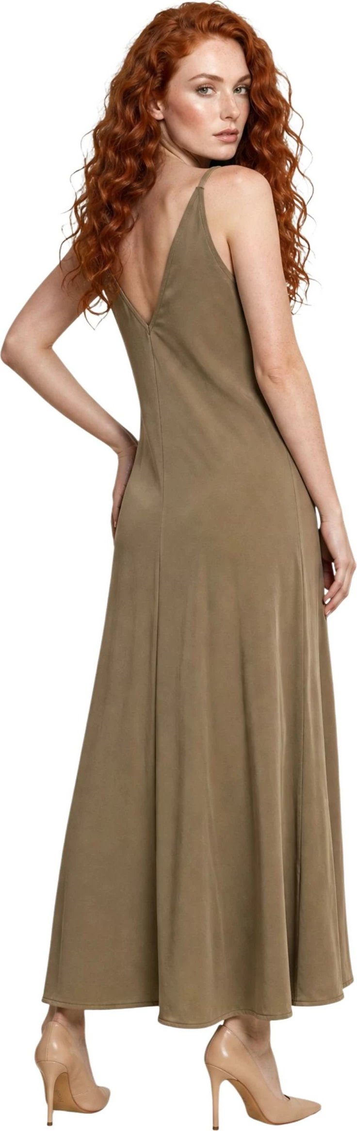 Fustan maxi për femra I am 84107V47, i artë [Madhësia: XS]