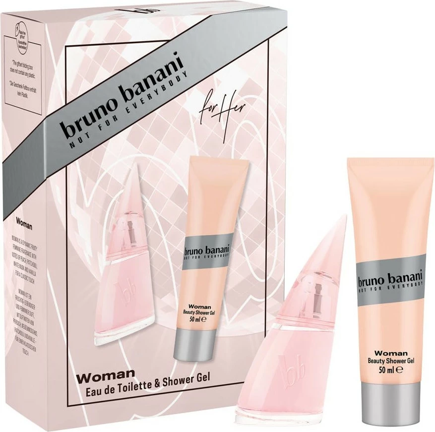Set për femra Bruno Banani Woman me Eau de Toilette 30ml dhe xhel dushi 50ml