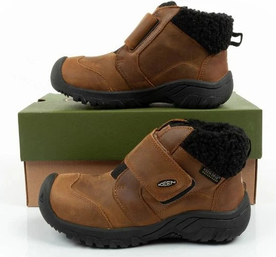 Çizme dimri për fëmijë Keeza Kootenay Waterproof, kafe