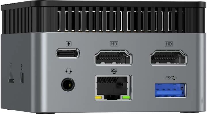 Kasë mini PC GMKtec G5, Intel N97, 12GB RAM, 256GB SSD, Windows 11 Pro, e zezë
