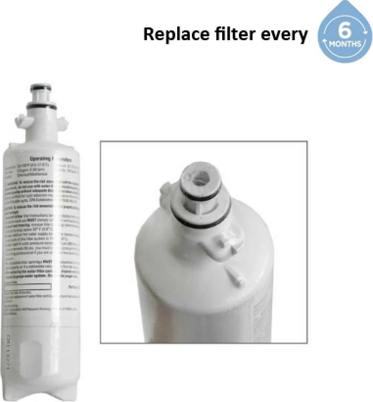 Filter uji origjinal BEKO per frigorifer qe pastron ujin nga rëra dhe ndryshku, kemikalje të tilla si pesticidet, klori dhe azbesti, plumbi