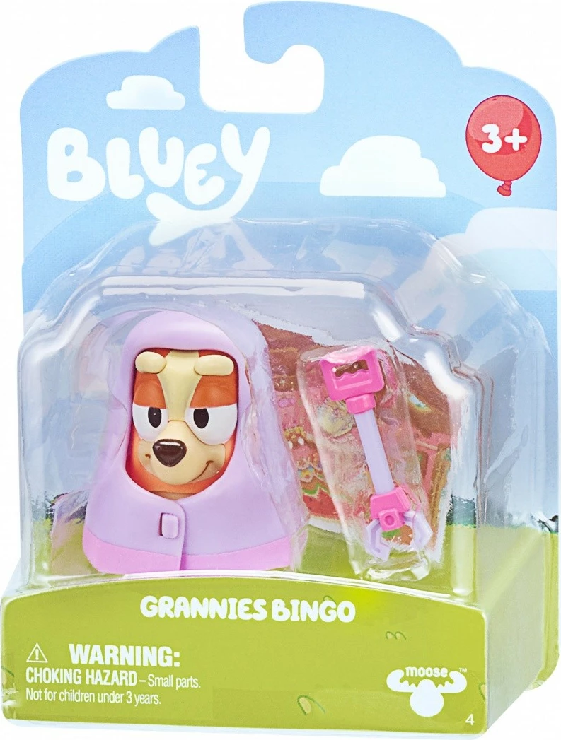 Figurinë Bluey Tm Toys BLU18040, Bingo & Dunny, plastikë, për fëmijë, shumëngjyrëshe, 1 copë