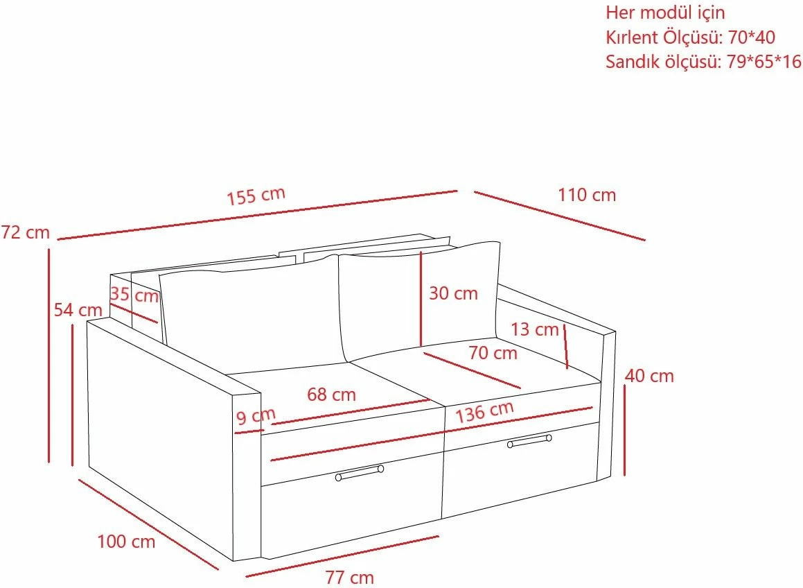 Divan-krevat 2 vende, Atelier del Sofa, Saros, antracit