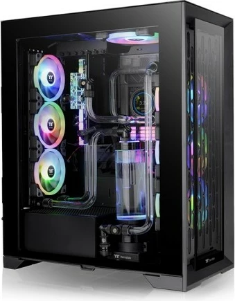 Kasë Thermaltake CTE T500 TG ARGB, midi-tower, xham i temperuar, e zezë