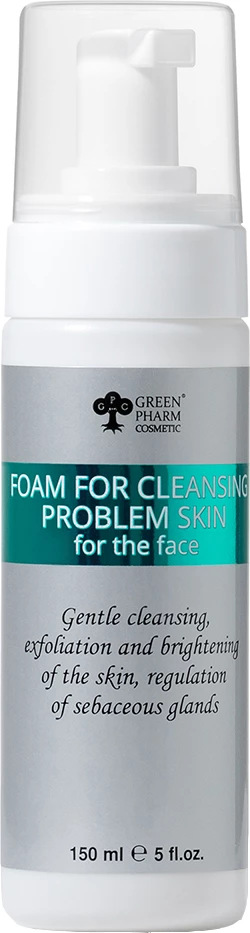 Shkumë pastruese për fytyrë për femra Green Pharm Cosmetic 150ml