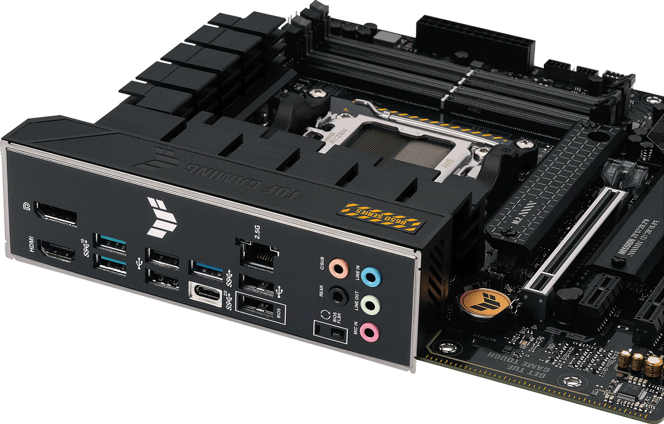 Pllakë amë ASUS TUF GAMING B650M-PLUS, AMD, Socket AM5, DDR5-SDRAM, 128 GB