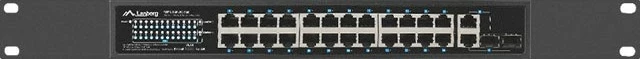 Switch LANBERG Lanberg switch, 24x 100Mb PoE+, 2x Combo, Rack 19" 360W