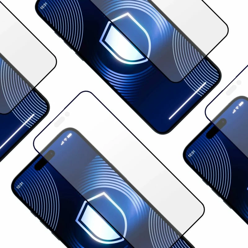 Mbrojtëse xhami matte 3mk HardGlass Matt Max për iPhone 14 Pro Max