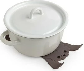 Nënshtrues silikoni OTOTO Scaredy Cat, kafe