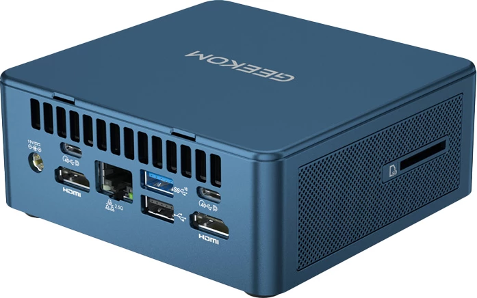 Kompjuter mini GEEKOM IT13, Intel Core i5-13600H, 16GB DDR4, SSD 1TB PCIe Gen4, Wi‑Fi 6E, Windows 11 Pro, blu