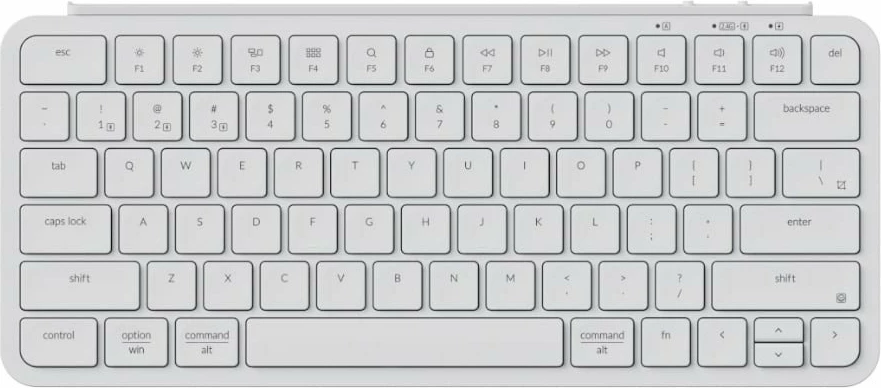 Tastierë pa kabllo Keychron B1 Pro (B1P-K8) 75% 77 taste, US INTL, USB-C/BT/2.4 GHz, e bardhë