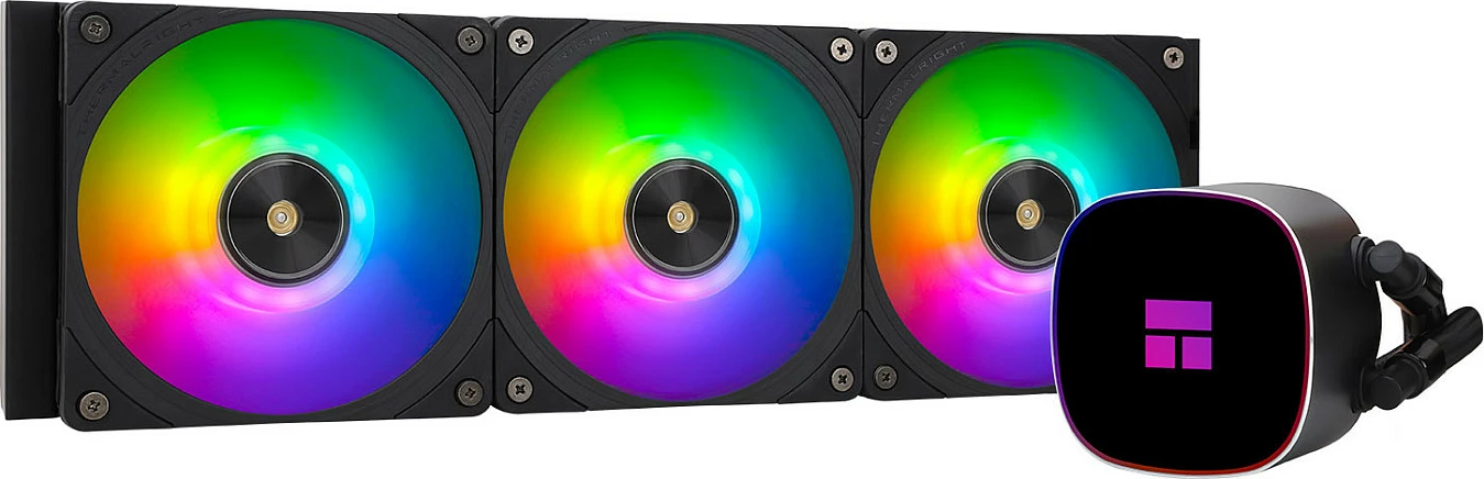Ftohës uji AIO Thermalright Frozen Horizon V2 RGB, 360mm, 3x120mm PWM, zi