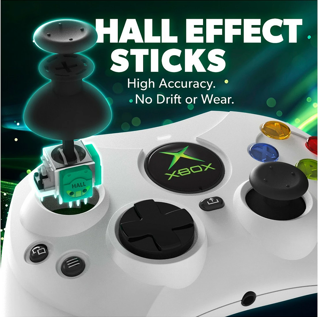 Kontroller Hyperkin DuchesS për Xbox, USB-C, i bardhë