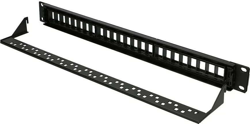 Patch panel Extralink 24-Port UTP, modular, 1U, 19", i zi