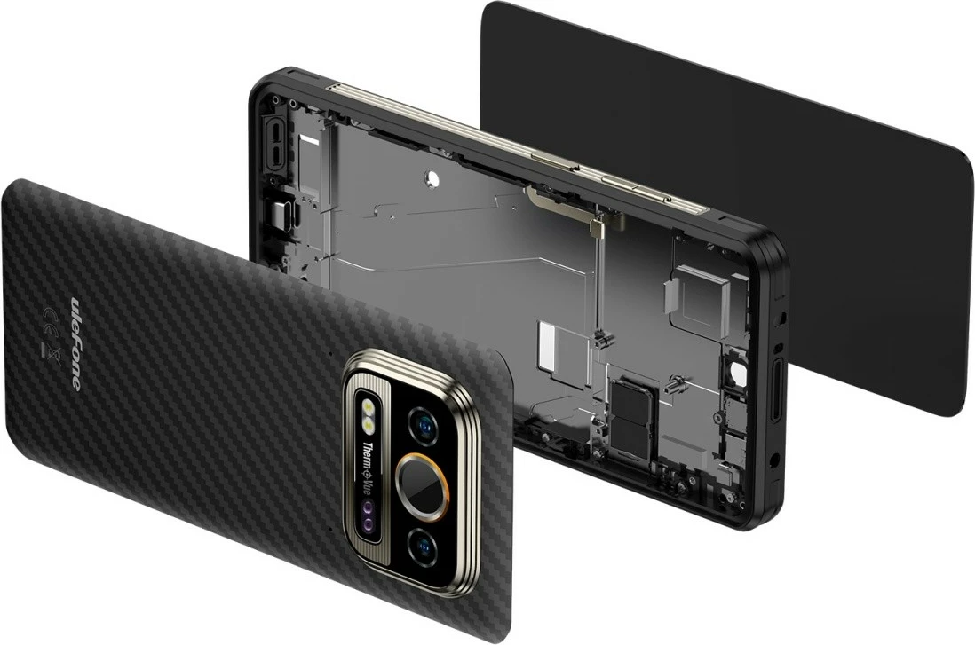 Celular Ulefone Armor 25T 4G, 6/256GB, IP69K, Thermal Vision, Frost Black