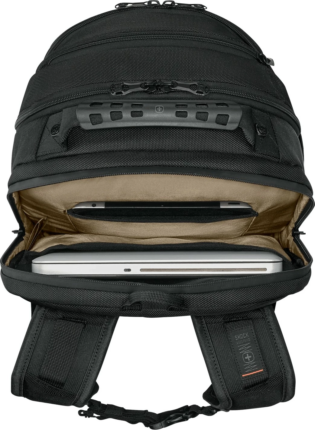 Çantë shpine Wenger Legacy Black Series 16 inç, e zezë