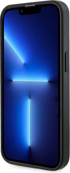 Mbështjellës Guess GUHMP13LP4RPSK për iPhone 13 Pro/13 6.1", hardcase, MagSafe, zi