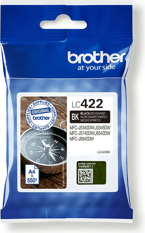 Kartrixhe boje Brother LC422BK, 550 faqe, e zezë