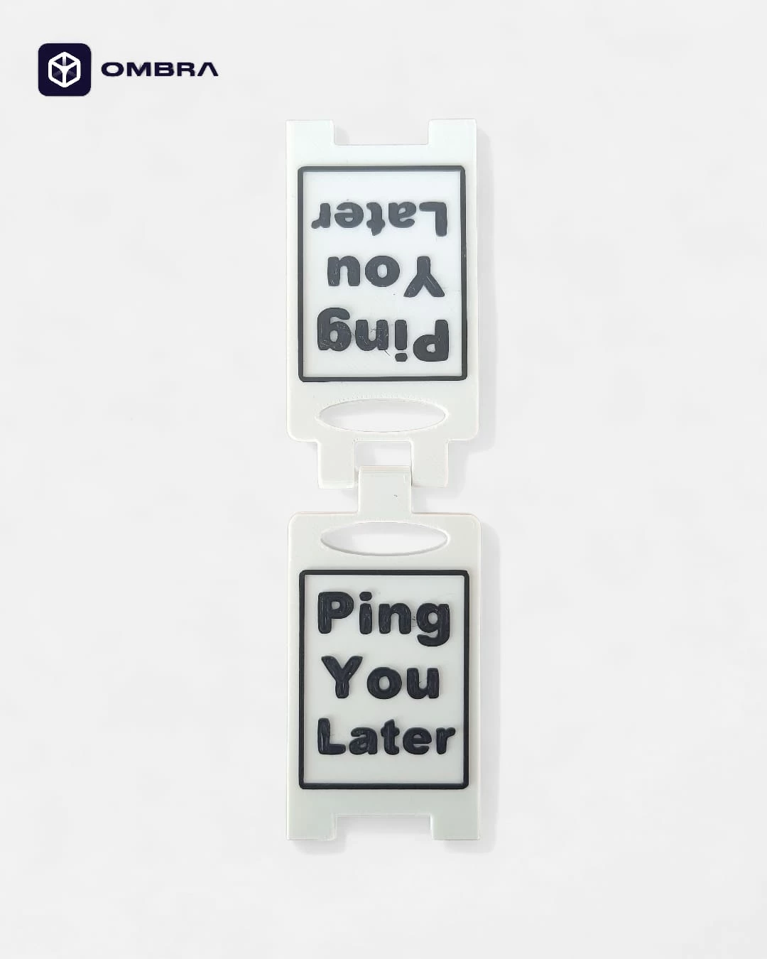 Tabelë “Ping You Later” - e bardhe